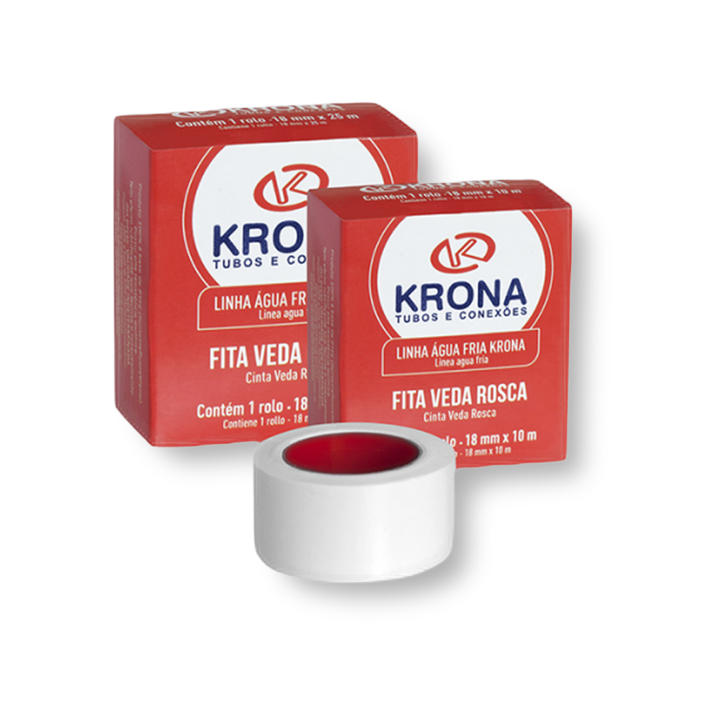 Fita Veda rosca 18mm x 10m - Krona