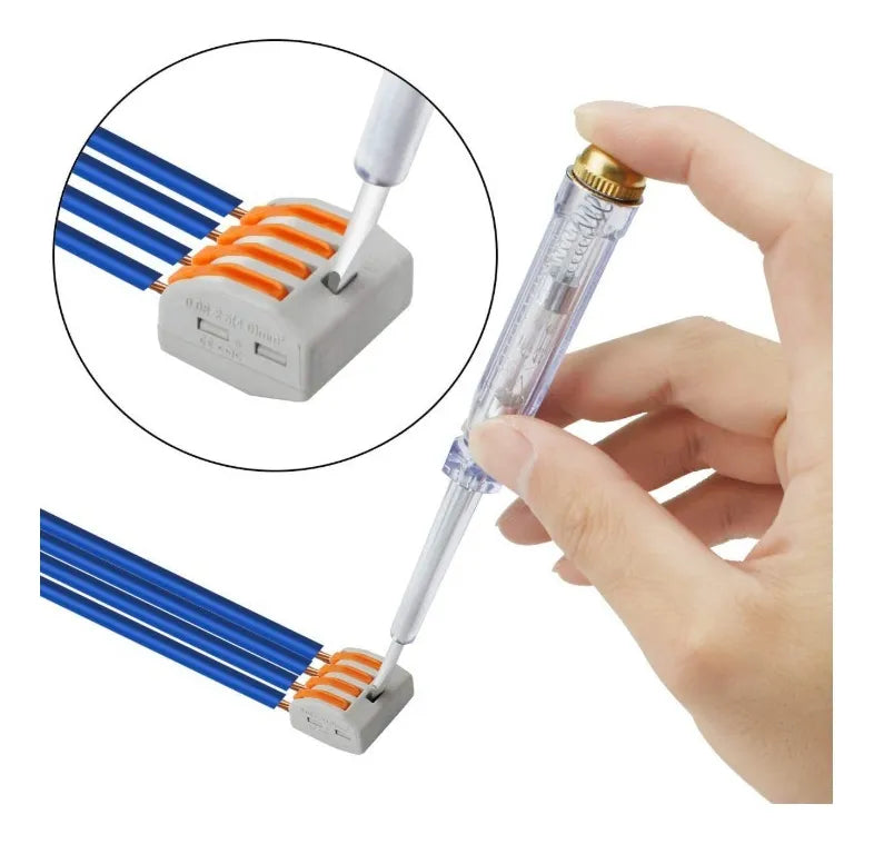Conectores De Fio Emenda Rápida Click Alavanca 4 Vias