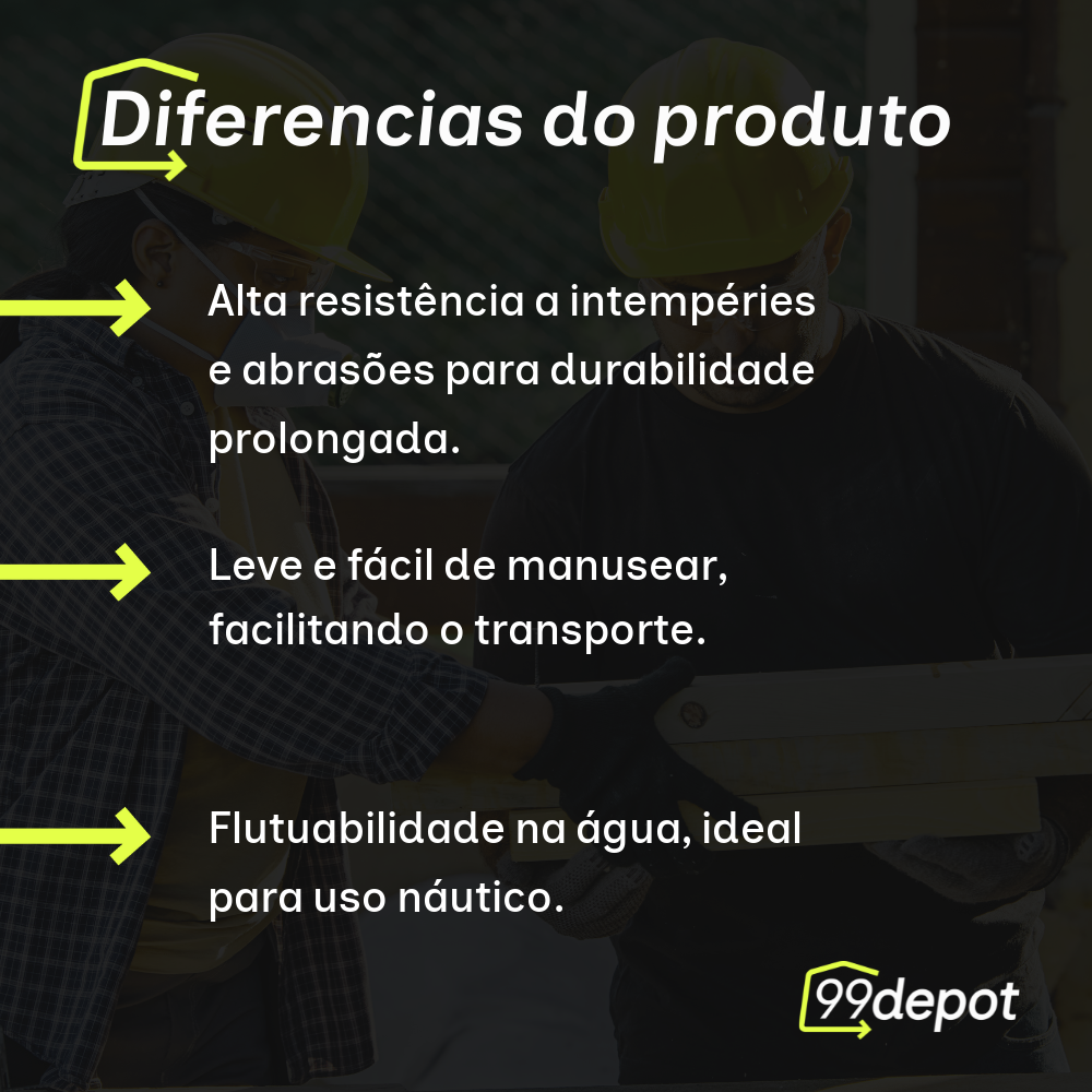 Corda Polipropileno Meada 10mm 10m - Riomar