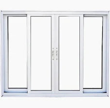 Vitro L25 4 folhas 150 x 120 Alumínio branco sem grade