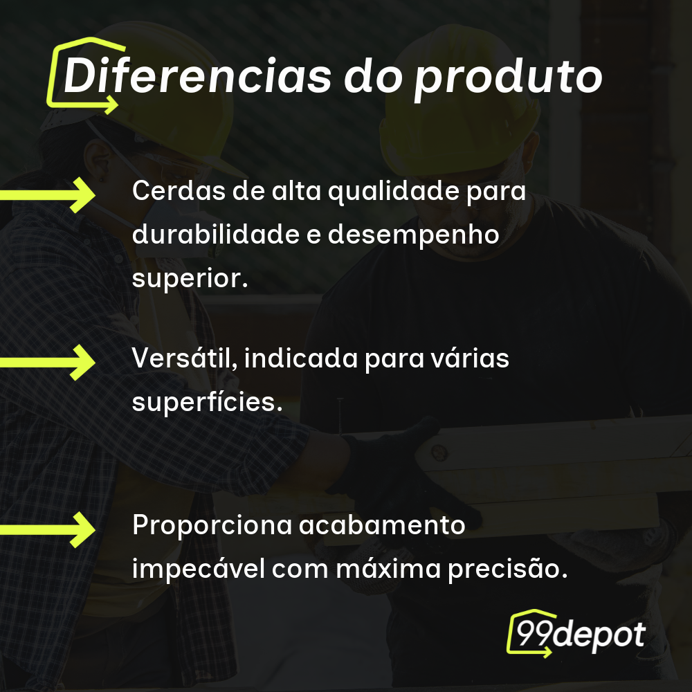 Pincel ( Trincha ) Dupla Cerda Gris (parece) 800 2" - Castor