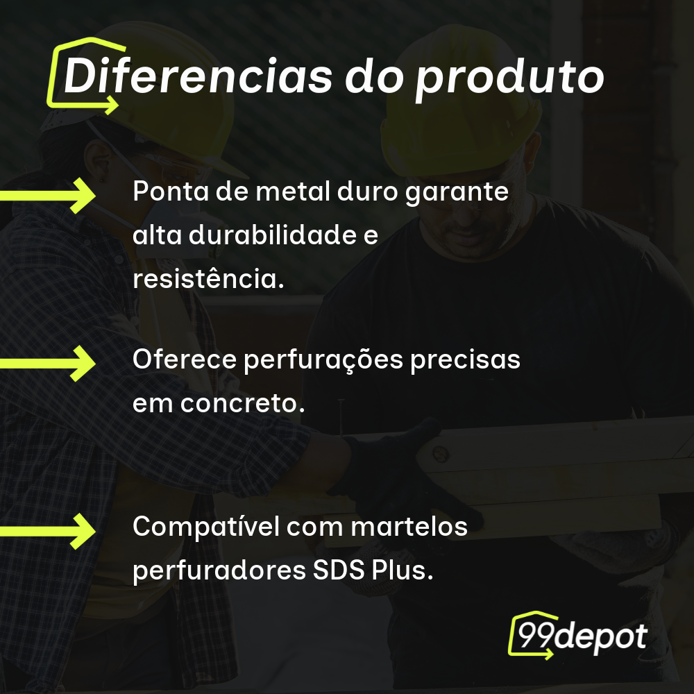Broca SDS Plus para Concreto 110x5mm - Irwin