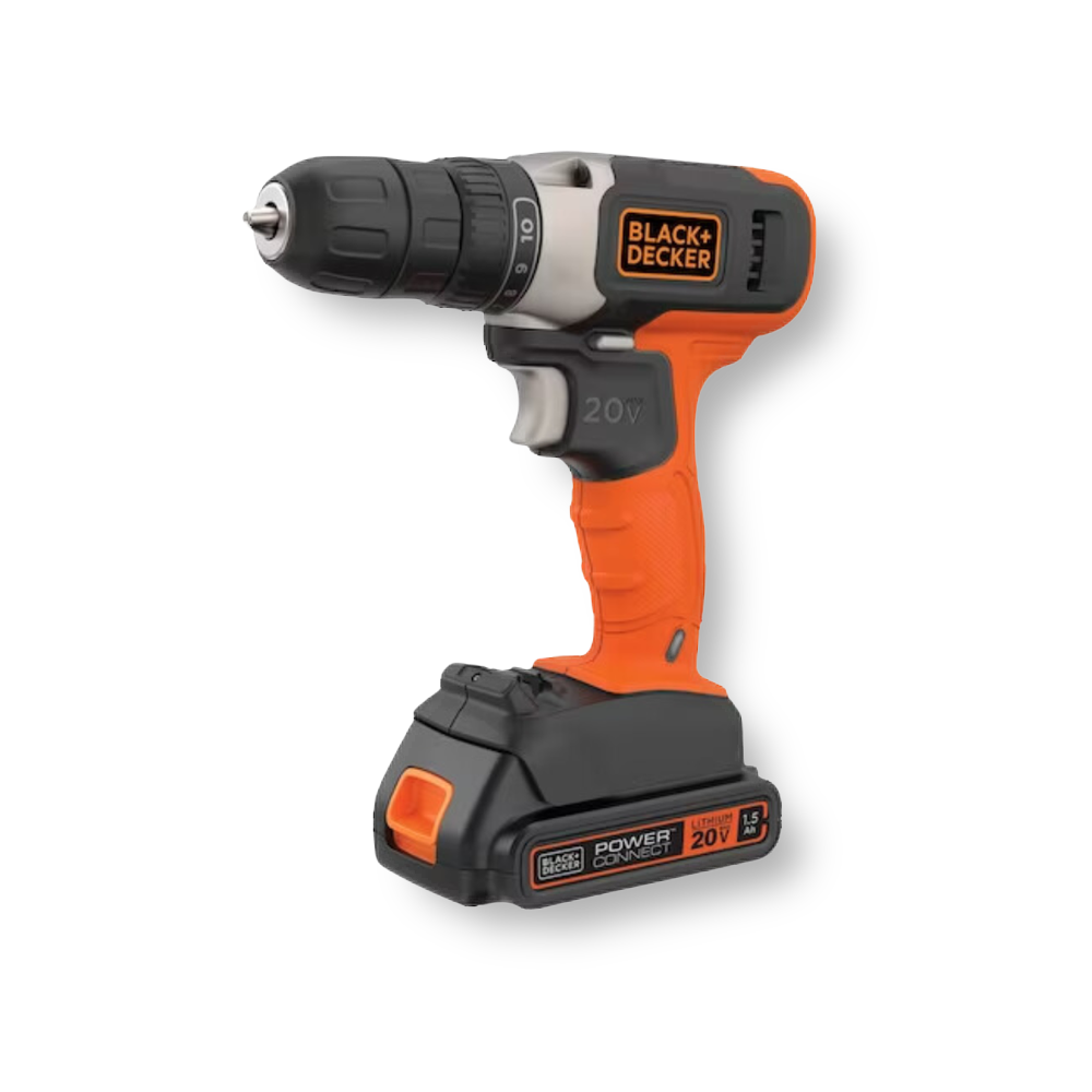 Parafusadeira/Furadeira 3/8" 20V Íon de Lítio Bivolt - Black+Decker