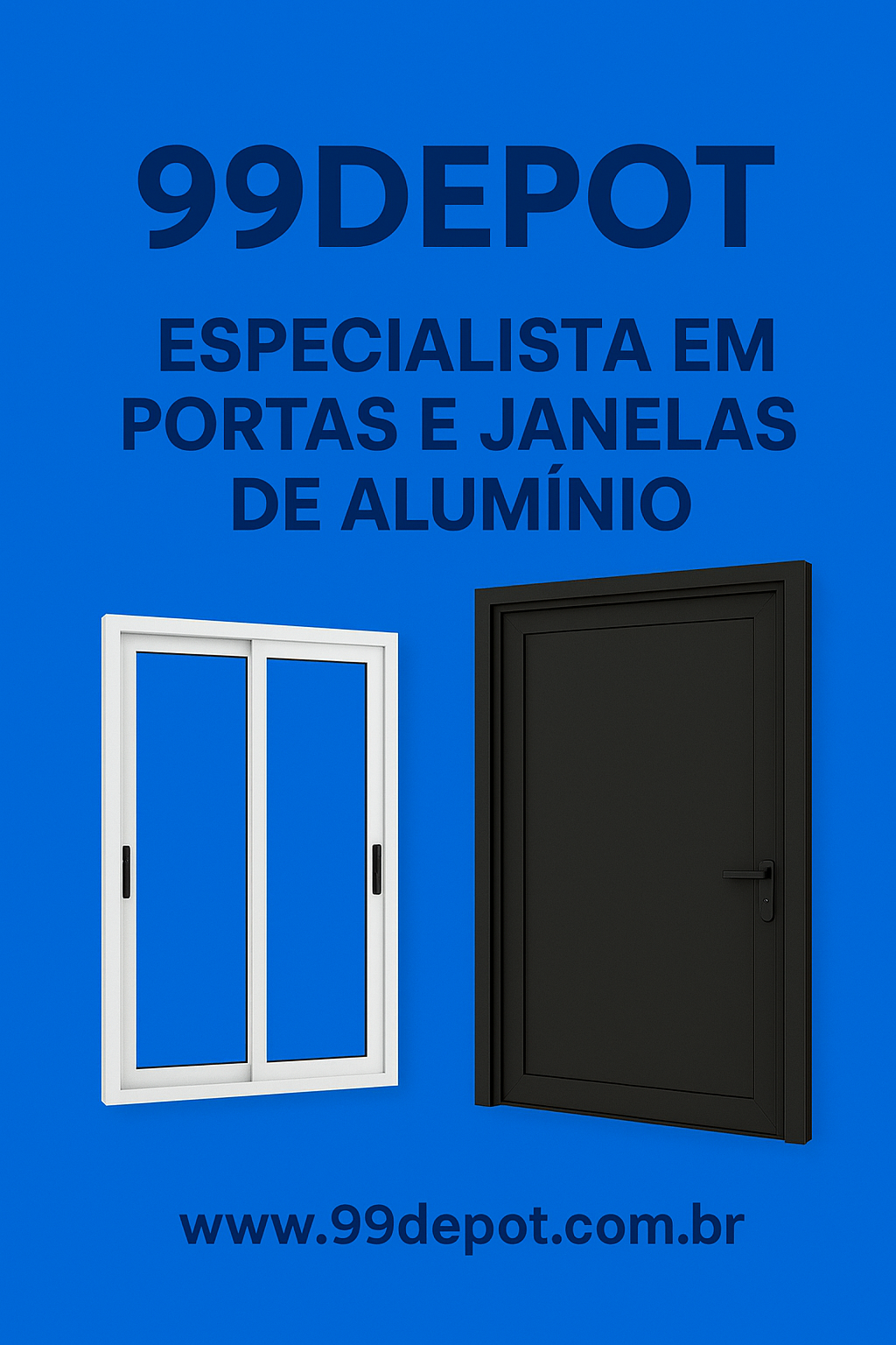 Vitro L25 - 2 Folhas Moveis 200x 120, alumínio preto com grade