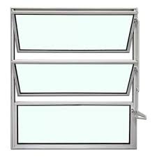 Janela basculante L14 40 x 60 alumínio branco - 99depot