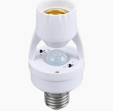 Bocal Lâmpada com sensor de movimento inteligente E27