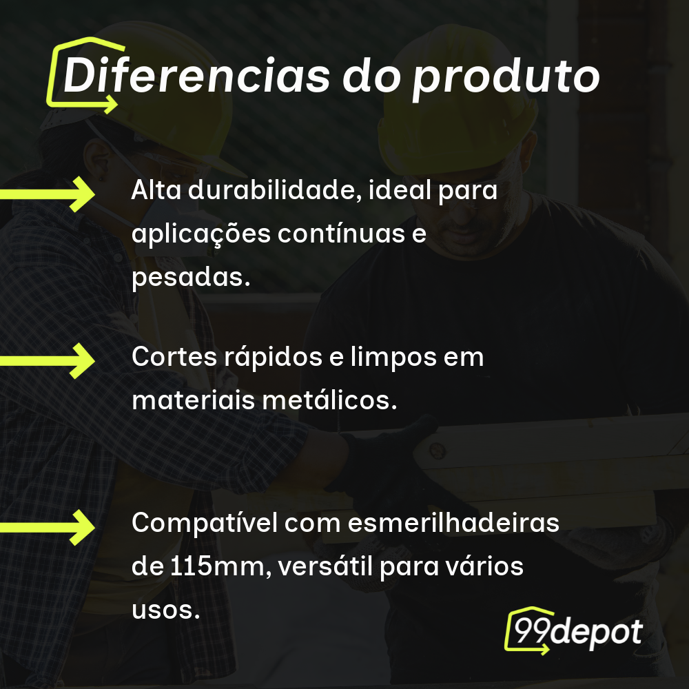 Disco de Corte para Ferro Speedmax 115x22mm - TNT