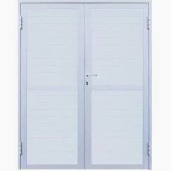 Porta Central L25 210 x 180, Alumínio Branco