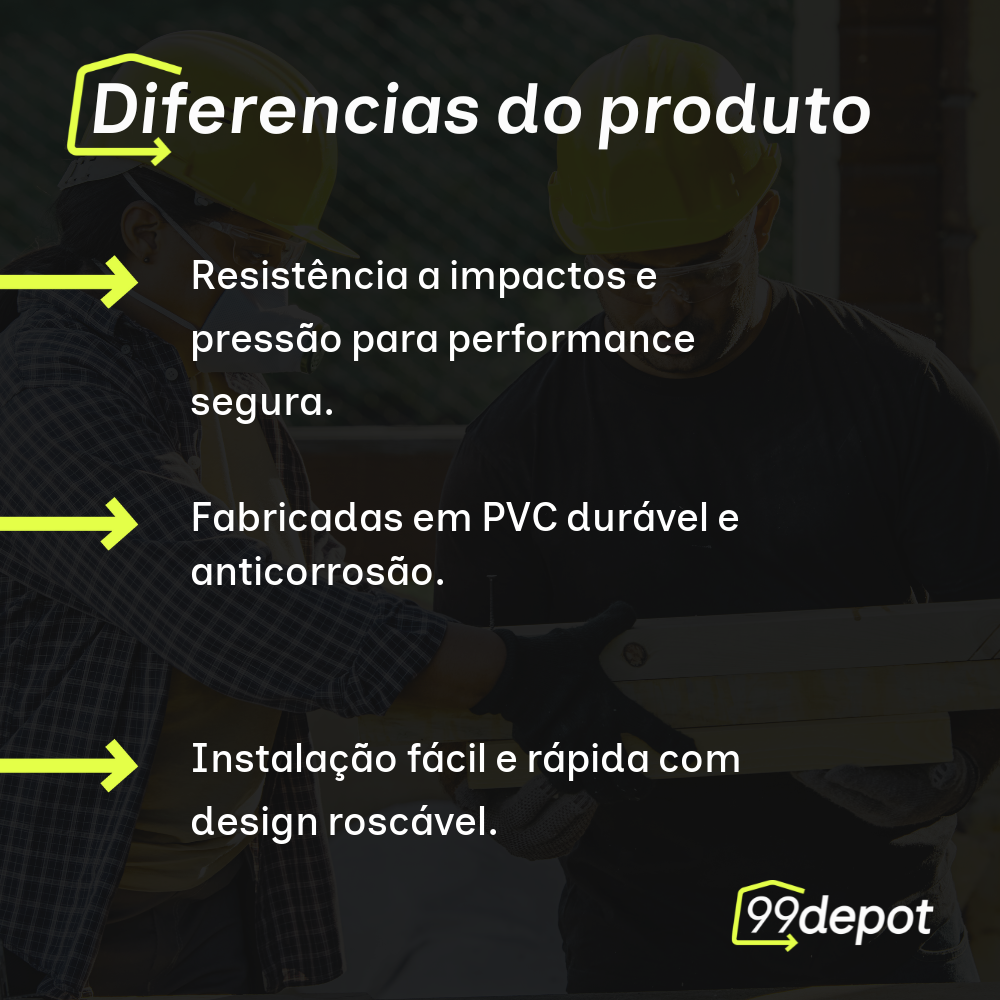 10 Luvas Soldáveis Roscável 25mm 3/4" - Krona