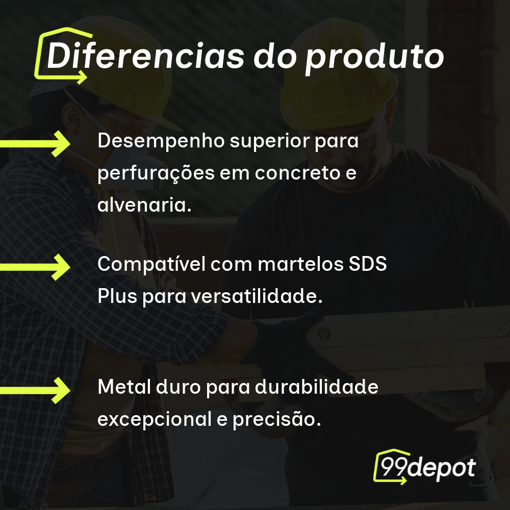 Broca SDS Plus para Concreto 160x10mm - Irwin