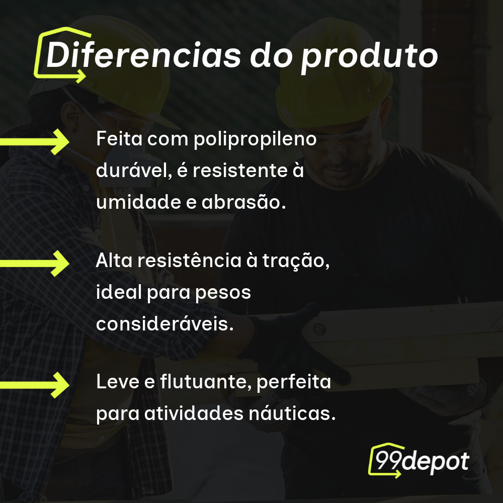 Corda Polipropileno Meada 10mm 15m - Riomar