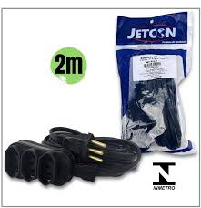 Extensao C/3 tomadas . 2M EX2TP WDF JETCON - 99depot