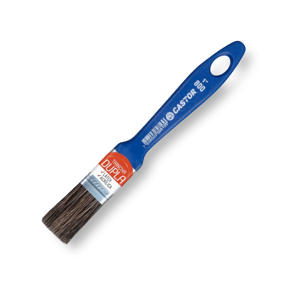 Pincel (Trincha )Dupla Cerda Gris (parede) 800 1 1/2" - Castor
