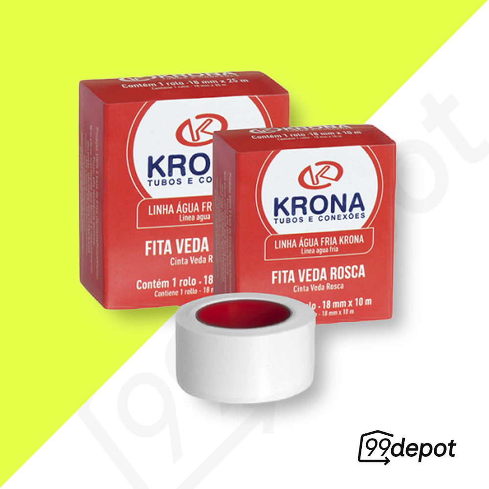 Fita Veda rosca 18mm x 10m - Krona