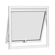 Janela Maxim-ar aluminio branco sem grade L14 - 60 x 60 - 99depot