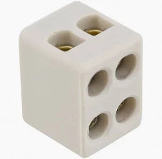 Conector De Porcelana 6mm² Bipolar