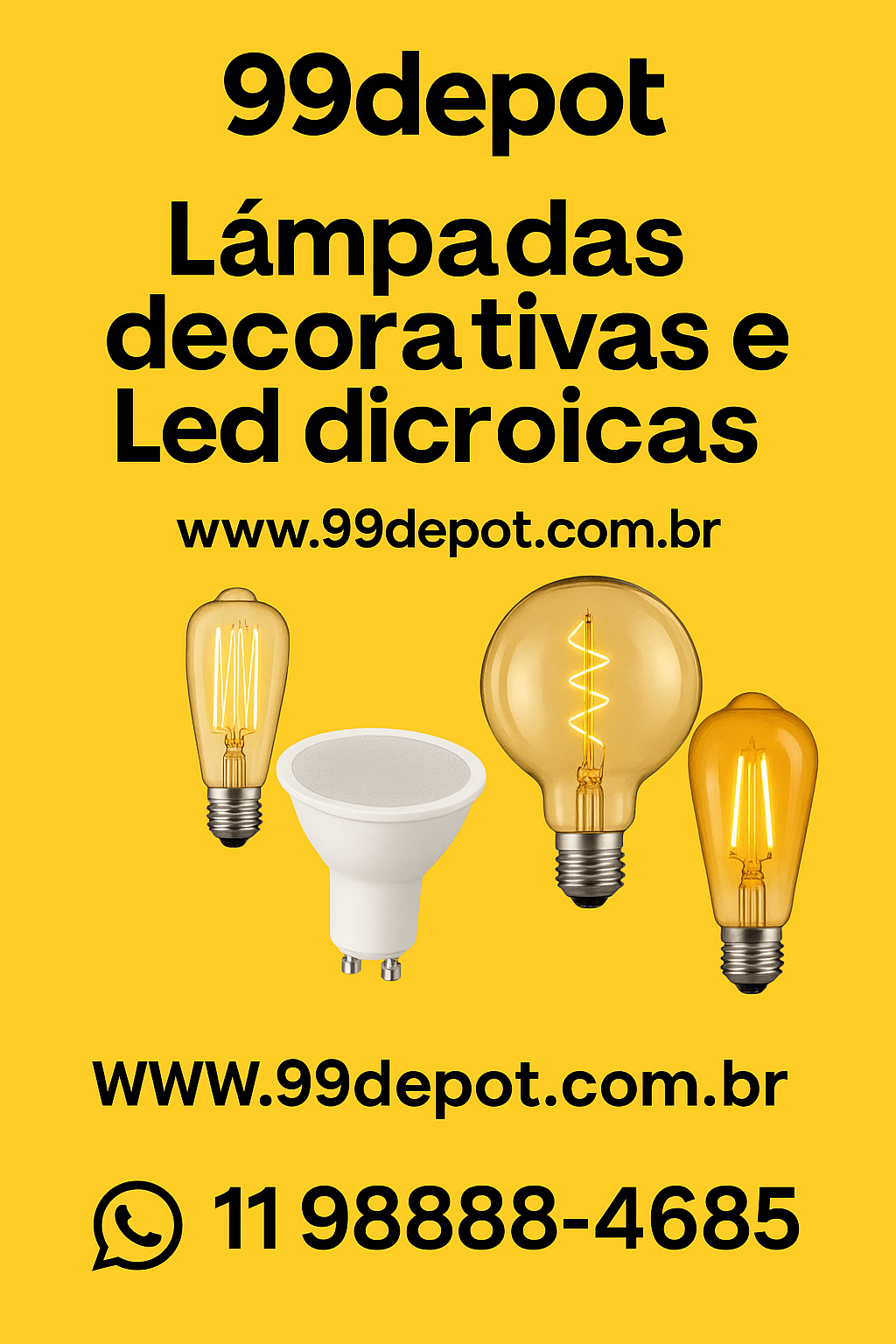Lâmpada Dicroica Led Bi volts MR16 E27 5w Branco Quente