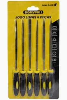 Jogo de Limas 06 Peças - 99depot