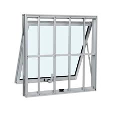 Janela Maxim-ar aluminio Branco com grade L14 - 60x60 - 99depot