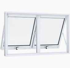 Janela Maxim ar L25 2 folhas 120 x 100 Alumínio Branco sem grade