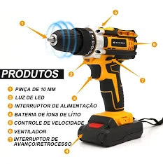 PARAFUSADEIRA FURADEIRA 21V ECONSEN