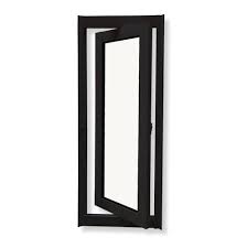 Porta Pivotante ( Capelinha ) L20 40 x 100, Alumínio preto