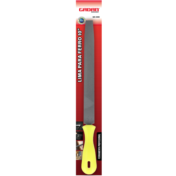 Lima chata para ferro - 10 polegadas - 99depot