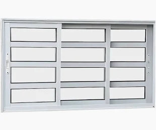 Vitro Travessa L20 3 planos Moveis 180x 100 Alumínio Branco, sem grade