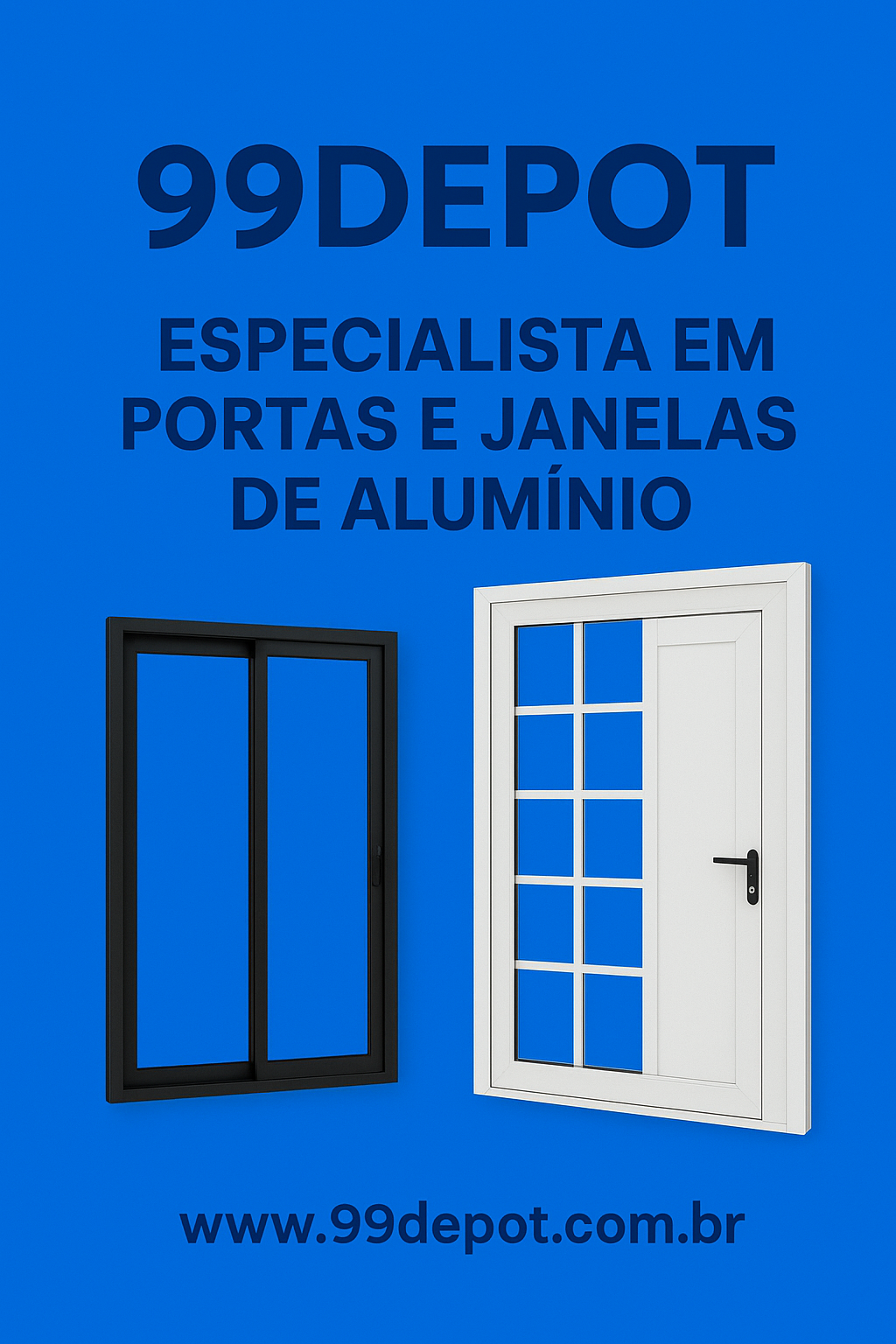 Vitro L25 - 2 Folhas Moveis 150x 120, alumínio preto com grade