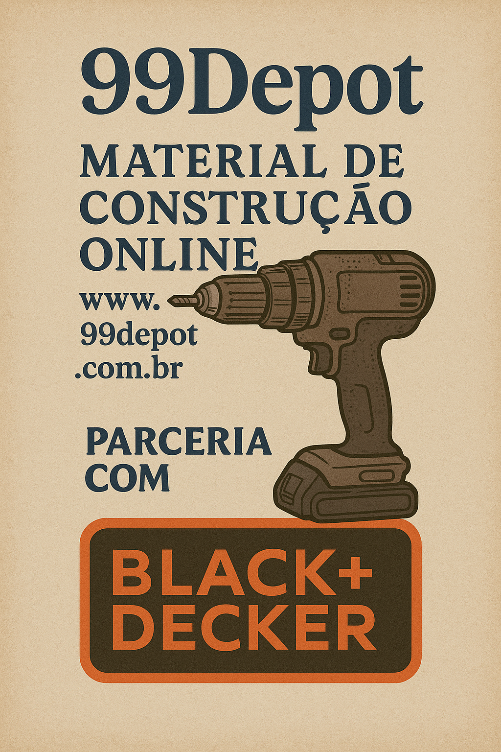 Black & Decker - nova parceira 99depot .......