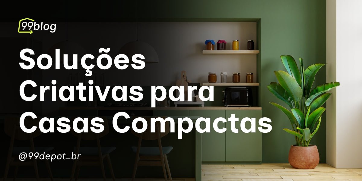 Pequenos Espaços, Grandes Ideias: Soluções Criativas para Casas Compactas - 99depot