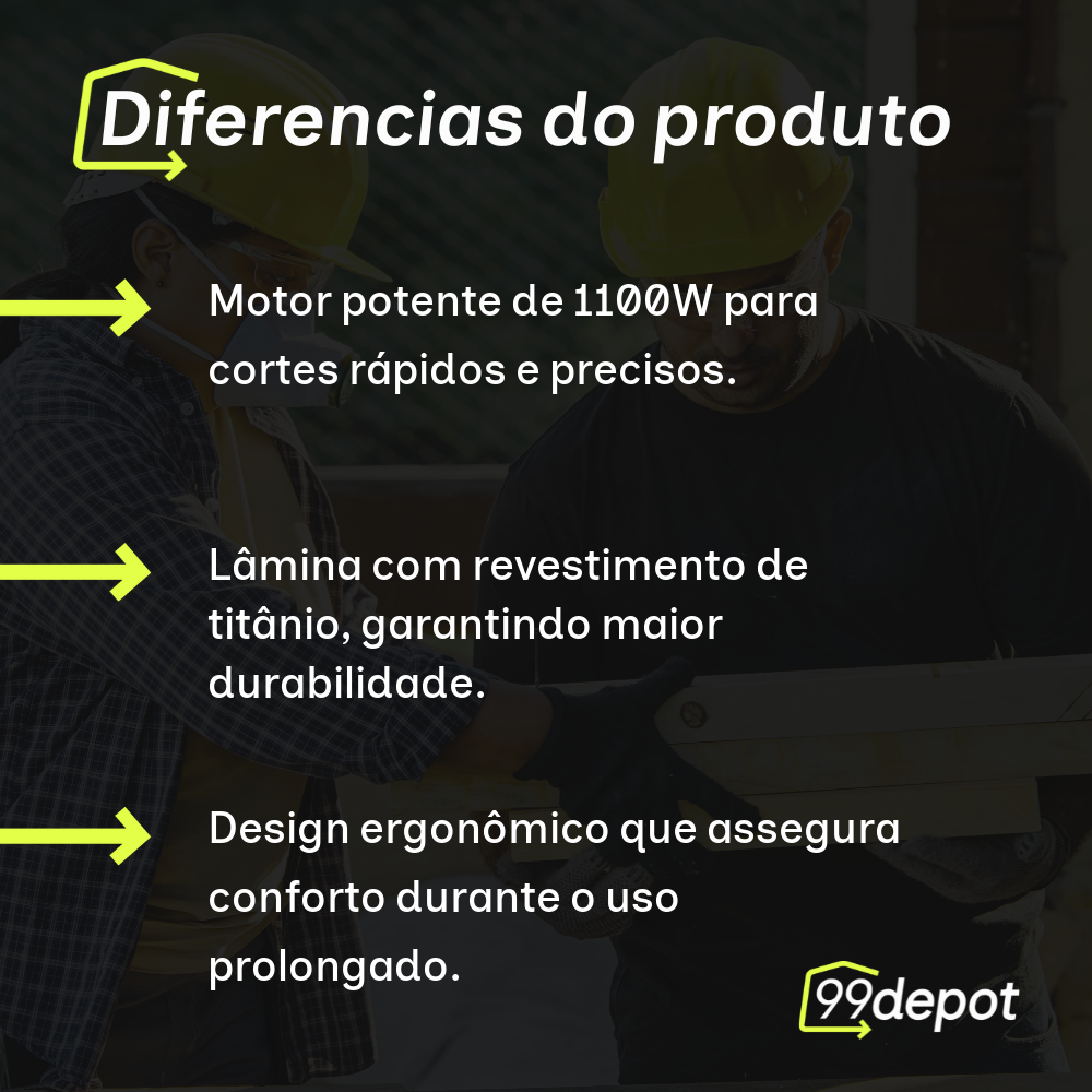 Serra Para Mármore 1100W 127V - Titanium