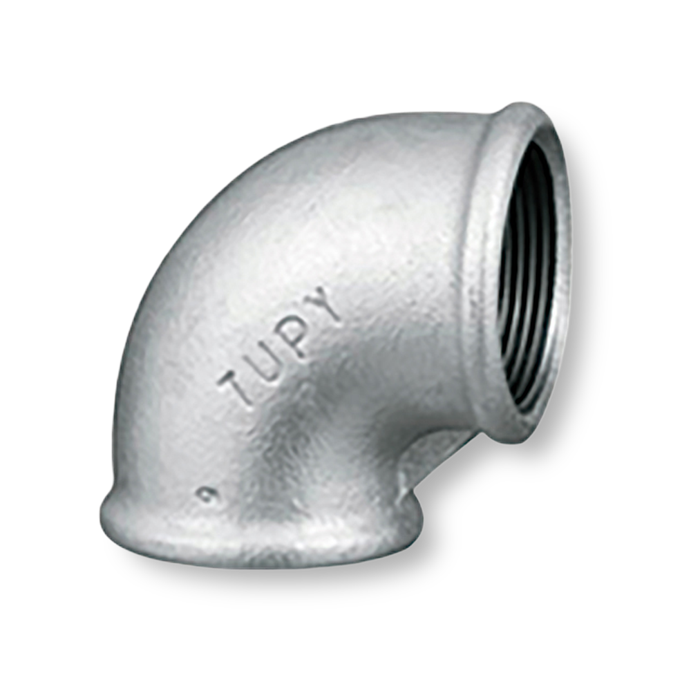 Cotovelo de Ferro Galvanizado 90° 2" - Tupy