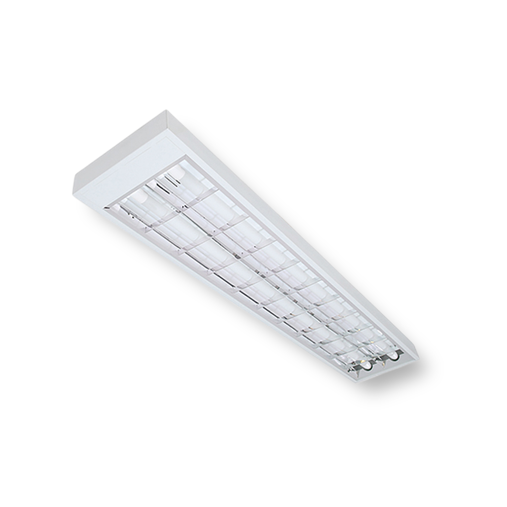 Luminária Slim 2x40W Refletor