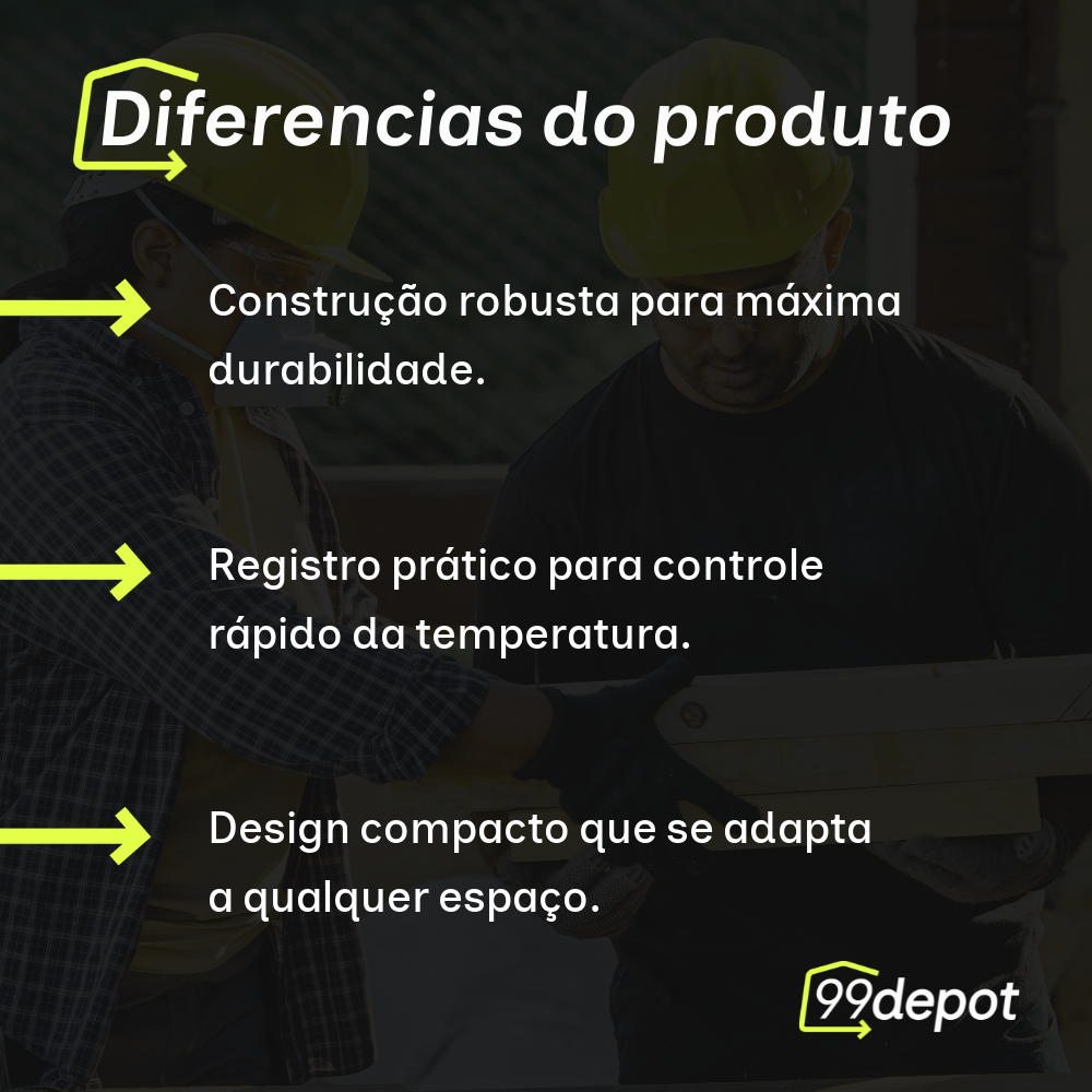 Chuveiro Frio Completo 4' Com Registro - Socel