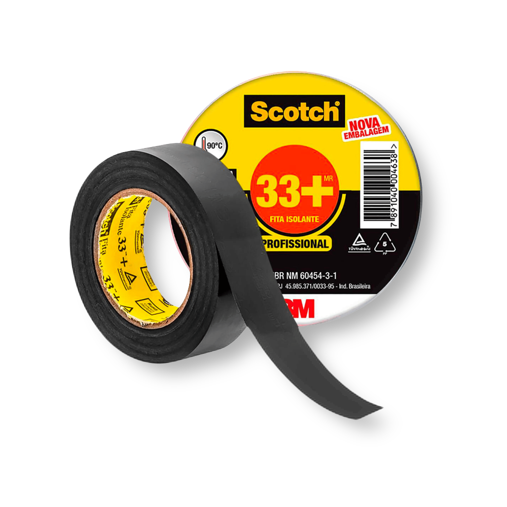 Fita Isolante Scotch 33+ 19mm 10m - 3M