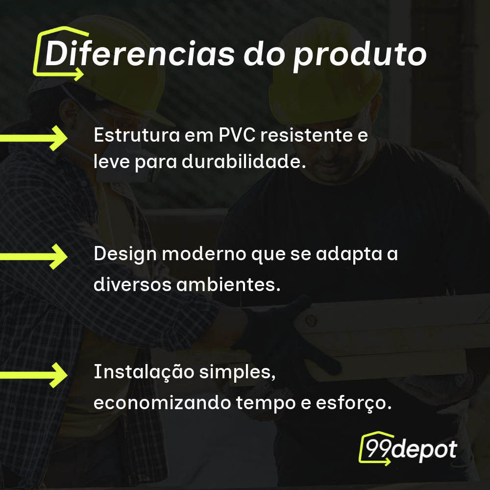 Caixa de Distribuição 12/16 Disjuntores PVC Branco - Ilumi