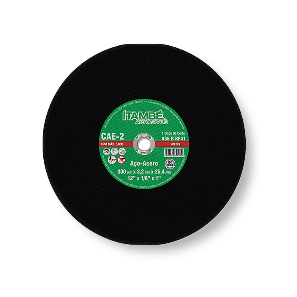 Disco de Corte para Ferro 12" x 5/8" - Itambe