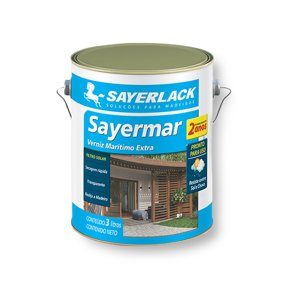 Verniz Marítimo 3L Sayerlack Sayermar - Sayerlack