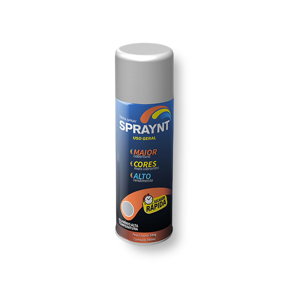 Spray de Alta Temperatura Alumínio 350ml