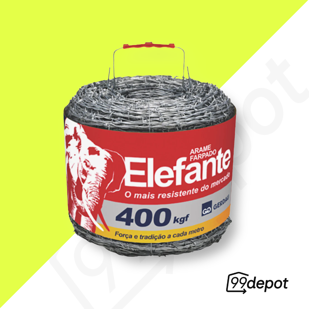 Arame Farpado 250 Mts Elefante - Gerdau