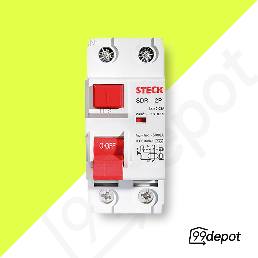 Interruptor Diferencial 2P 63A 30mA - Steck