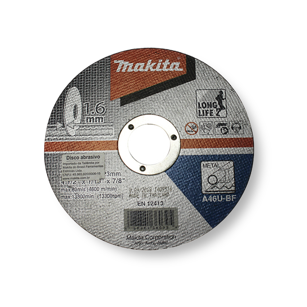 Disco de Corte 4.1/2" X 1.16 X 7/8 - Makita