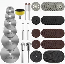 Kit 31 Peças de Discos de Corte de Diamante para Ferramentas Rotativas
