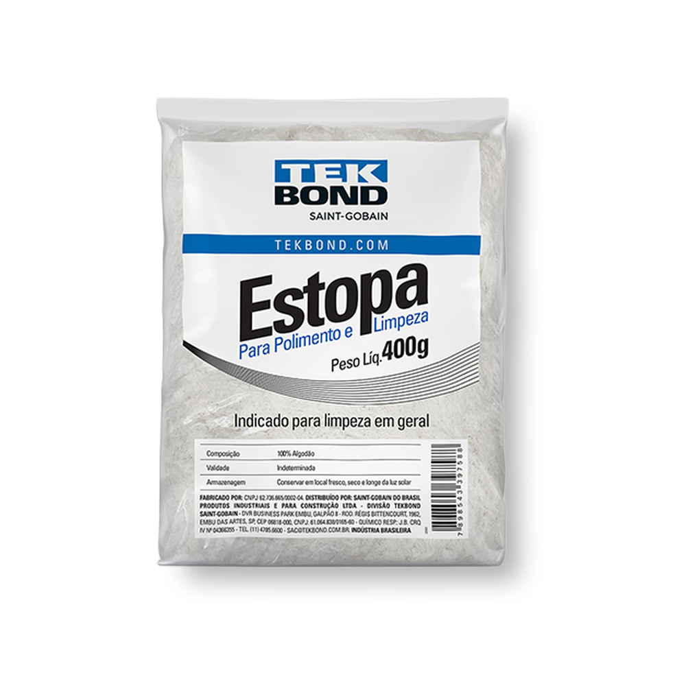 Estopa Para Uso Geral 400g - Tekbond