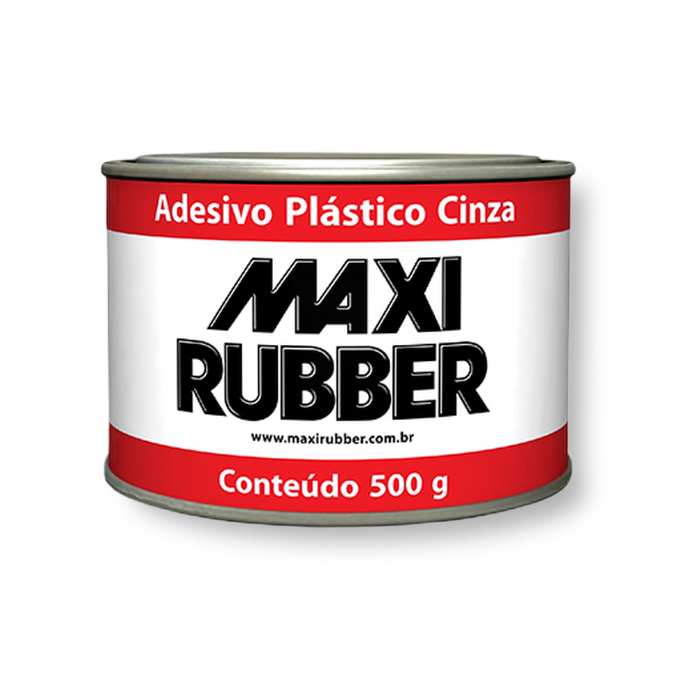 Massa Plástica 500g Cinza - Maxi Rubber