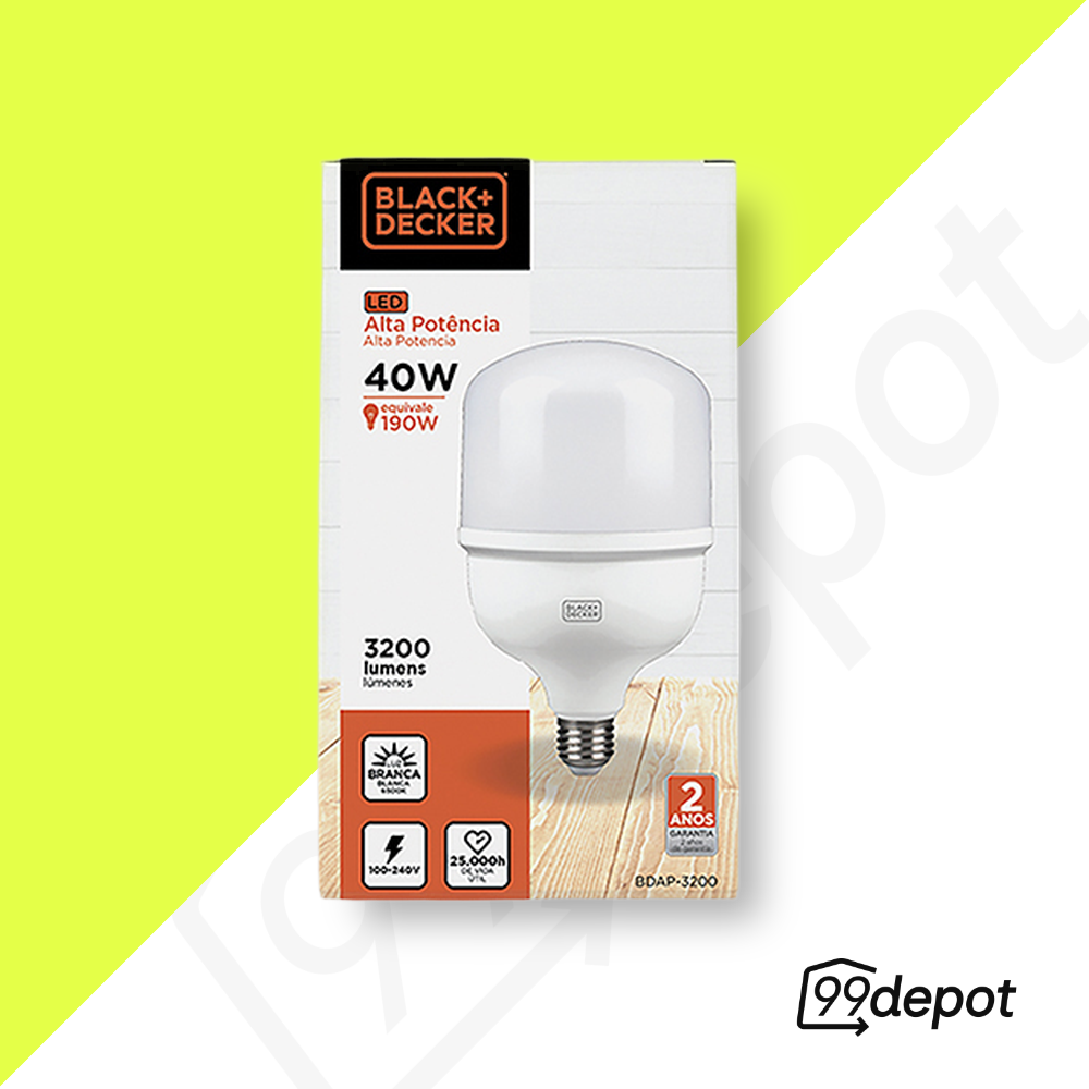 Lâmpada LED Globo 40W E27 6500K Bivolt