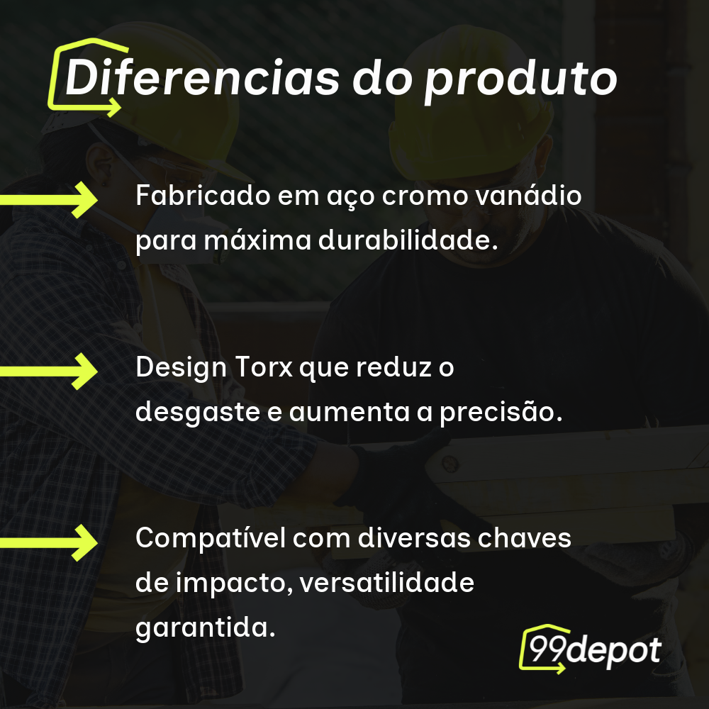 Soquete Torx CR-V 1/2 E12 - Waft