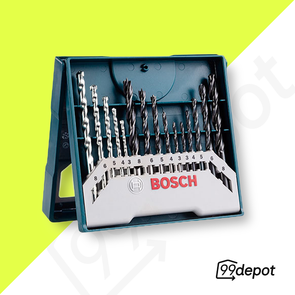 Kit de Brocas 3 a 8 mm com 15 Peças - Bosch