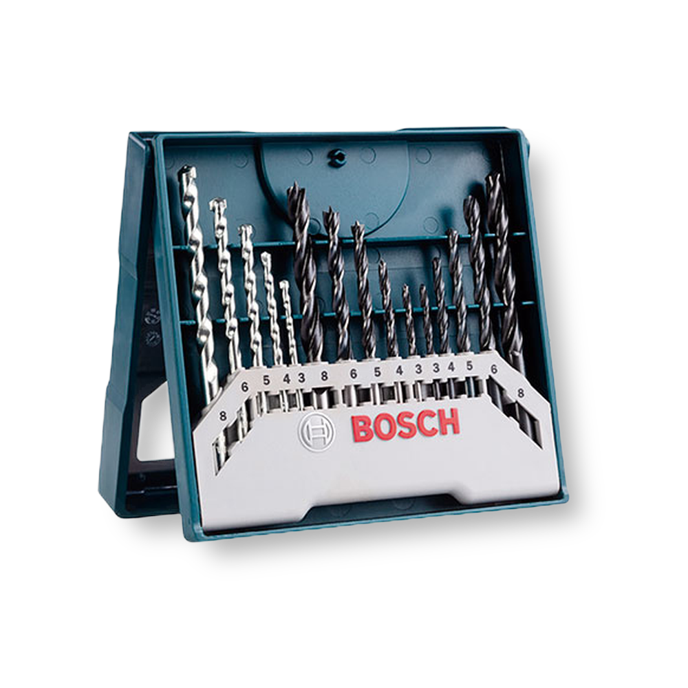 Kit de Brocas 3 a 8 mm com 15 Peças - Bosch